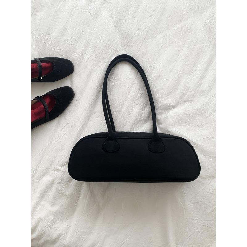 Autumn and Winter Suede Baguette Bag Women's Fashion Versatile Underarm Bag Women's Plush Retro New Shoulder Bag