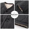 Woodpecker Men's Winter Alpaca Wool Cotton Warm Jacket for Mid-aged & Elderly