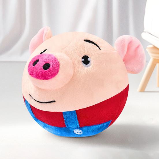 Elektrisches Plüschspringschwein-Spielzeug wiederholt, was Sie sagen, Kleinkinder, Jungen, Mädchen, pädagogisch, sprechend, singend, musikalisch, Stoffschwein, Plüschtier, interaktives Spielzeug