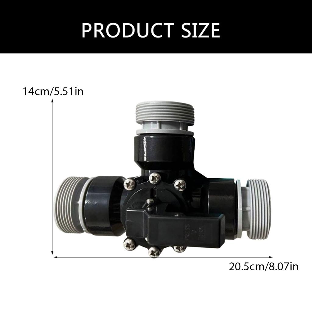 Efficient Three Way Pool Connector Diverter Valves Swimming Pool Hoses Connection Pool Accessories Pool Maintenance Kit
