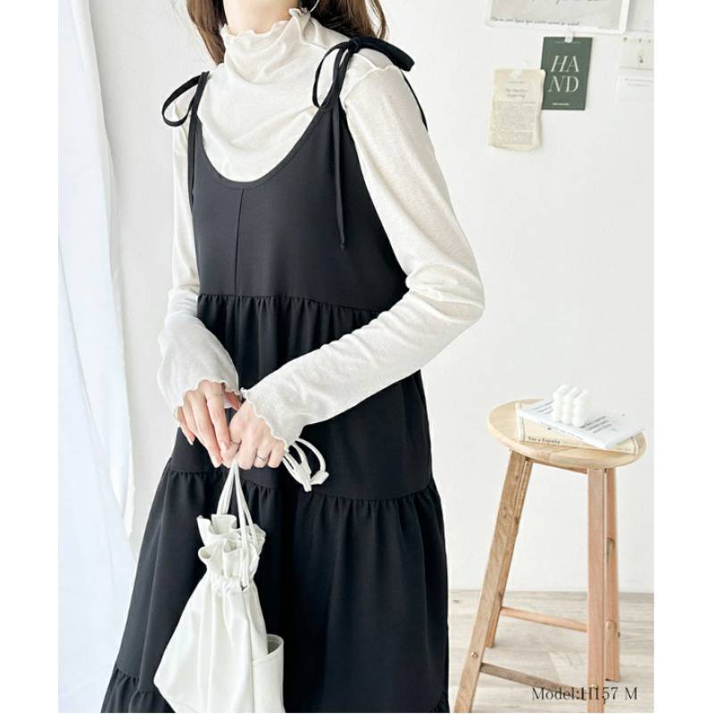 

Летнее женское платье-комбинация Sweet Cake с бретелями, повседневные платья M чёрный