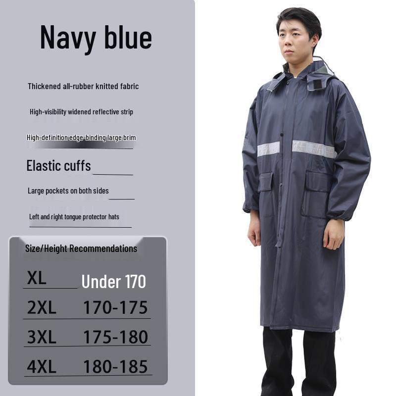 Unisex Reflective Waterproof Rain Jumpsuit for Safety and Outdoor Activities