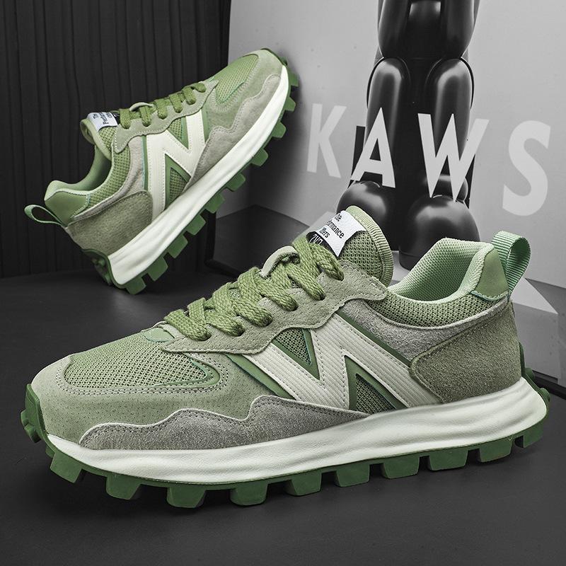 Herenschoenen 2024 herfst nieuw mesh ademend Hong Kong stijl niche heren vrijetijds sport hardlopen Forrest Gump papa trendy schoenen