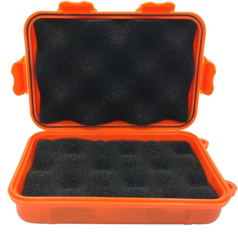 Water & Shock Resistant Airtight Dry Box - Rated Storage Case for Survival Kits, Matches, EDC Gear, Camping Hiking Essentials