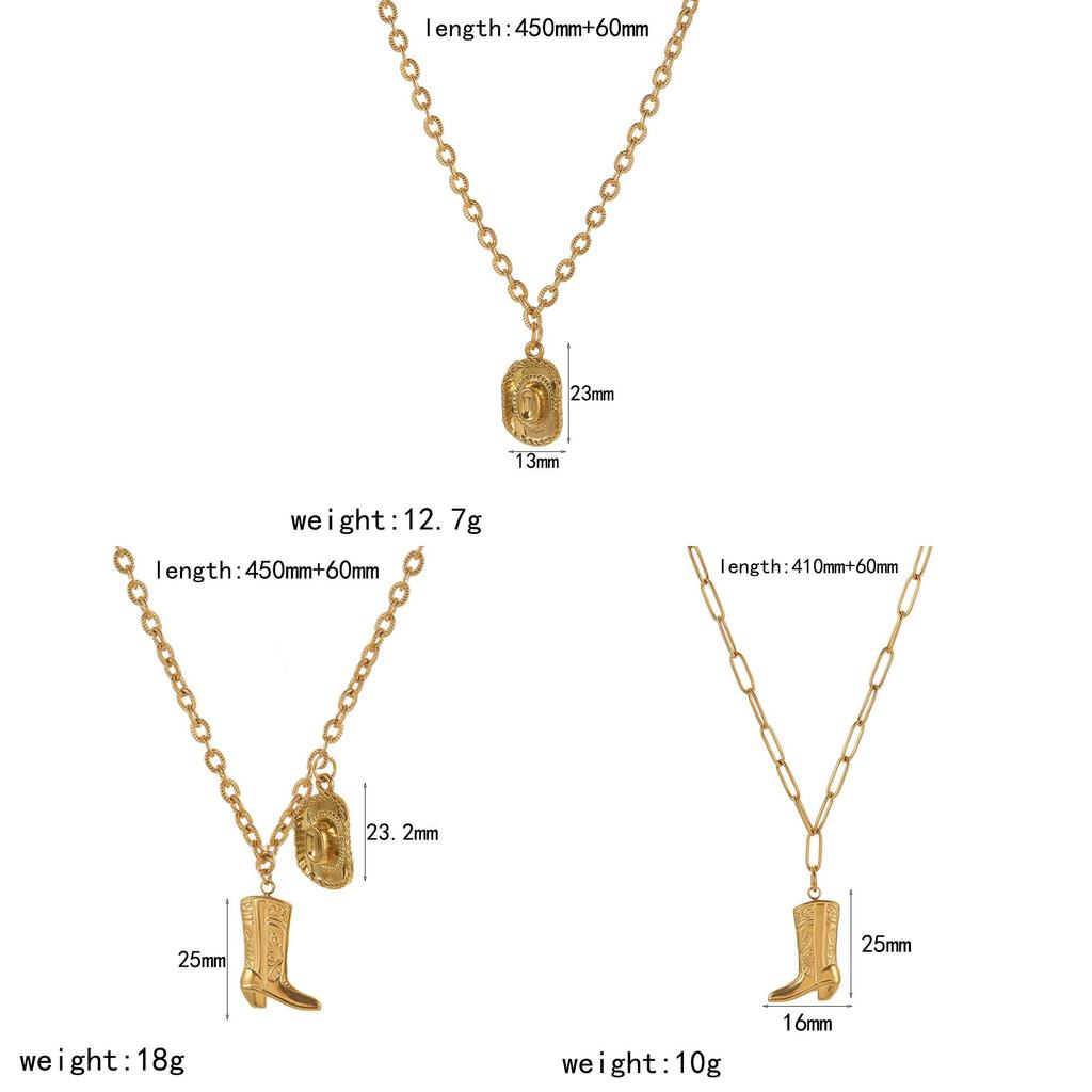 Stainless Steel Pendant Necklace For Women Minimalist Geometric Design Gift Accessory