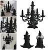 Desktop Decor Bundle Stylish Desktop Decorations Festive Halloween New Year Decorations Set for Home Party Atmosphere 6pcs