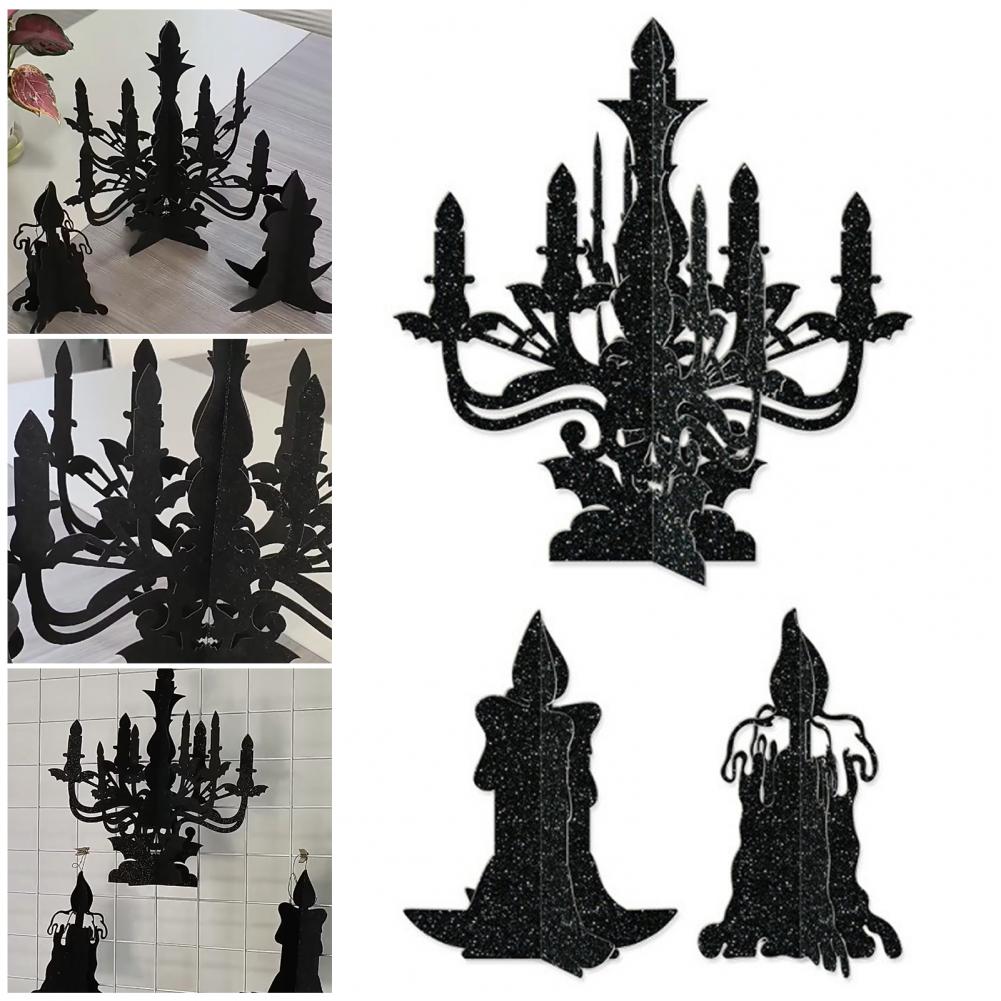 Desktop Decor Bundle Stylish Desktop Decorations Festive Halloween New Year Decorations Set for Home Party Atmosphere 6pcs