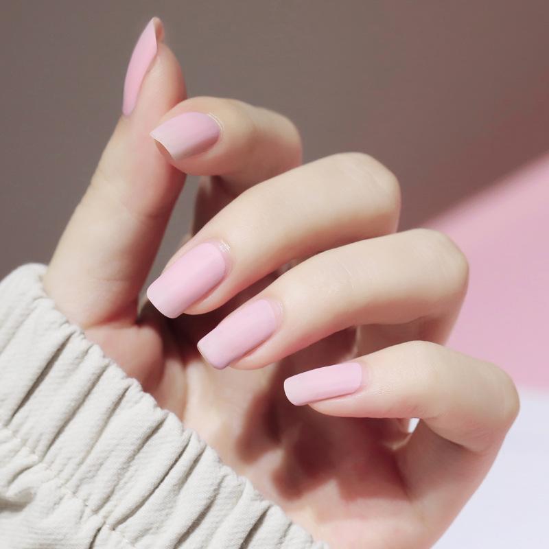 Fog Matte Nail Polish Lasting Non Peelable Scrub Colorless Transparent Bake Free Nail Enamel