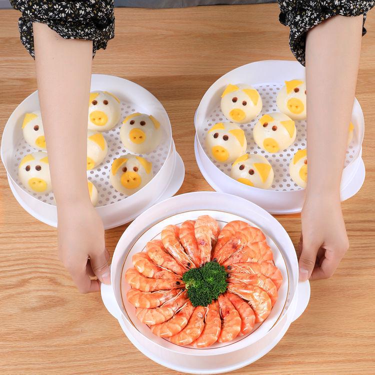 Large Capacity Multi-Layer Microwave Steamer for Buns