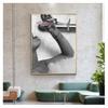 In Bubble Bath Canvas Prints Modern Painting on The Wall Picture Poster for Bathroom Decor Fashion Woman Drinking Rose Champagne