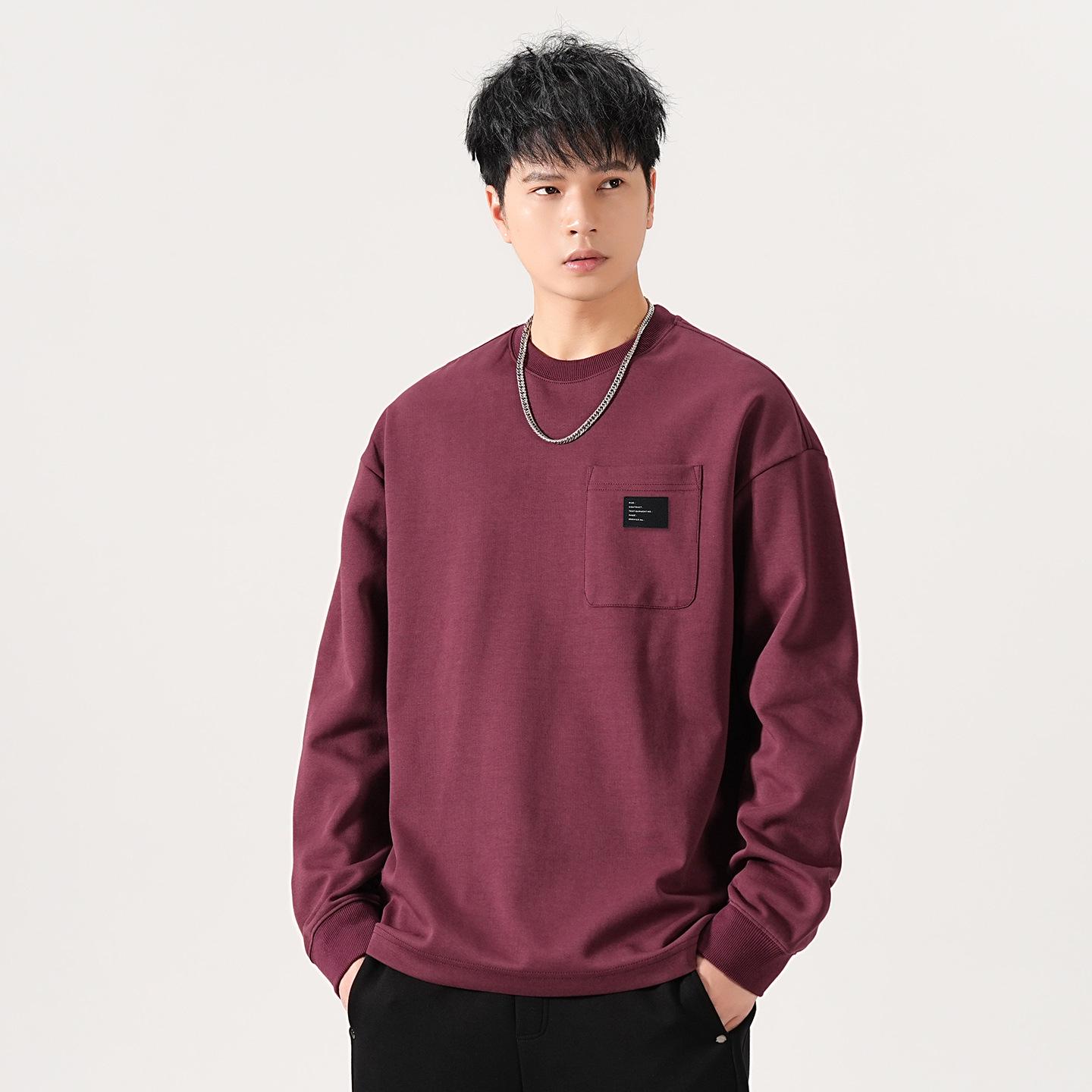 

Men s 300g Heavyweight Retro Long Sleeve Hoodie - Autumn Loose Fit, Plus Size Casual Jacket 4XL for 110-120 kg
