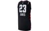 Jordan Basketball Jersey NBA Los Angeles Lakers AU 2019 All Star, LeBron James No. 23 Jersey Men's Black AQ7288-017