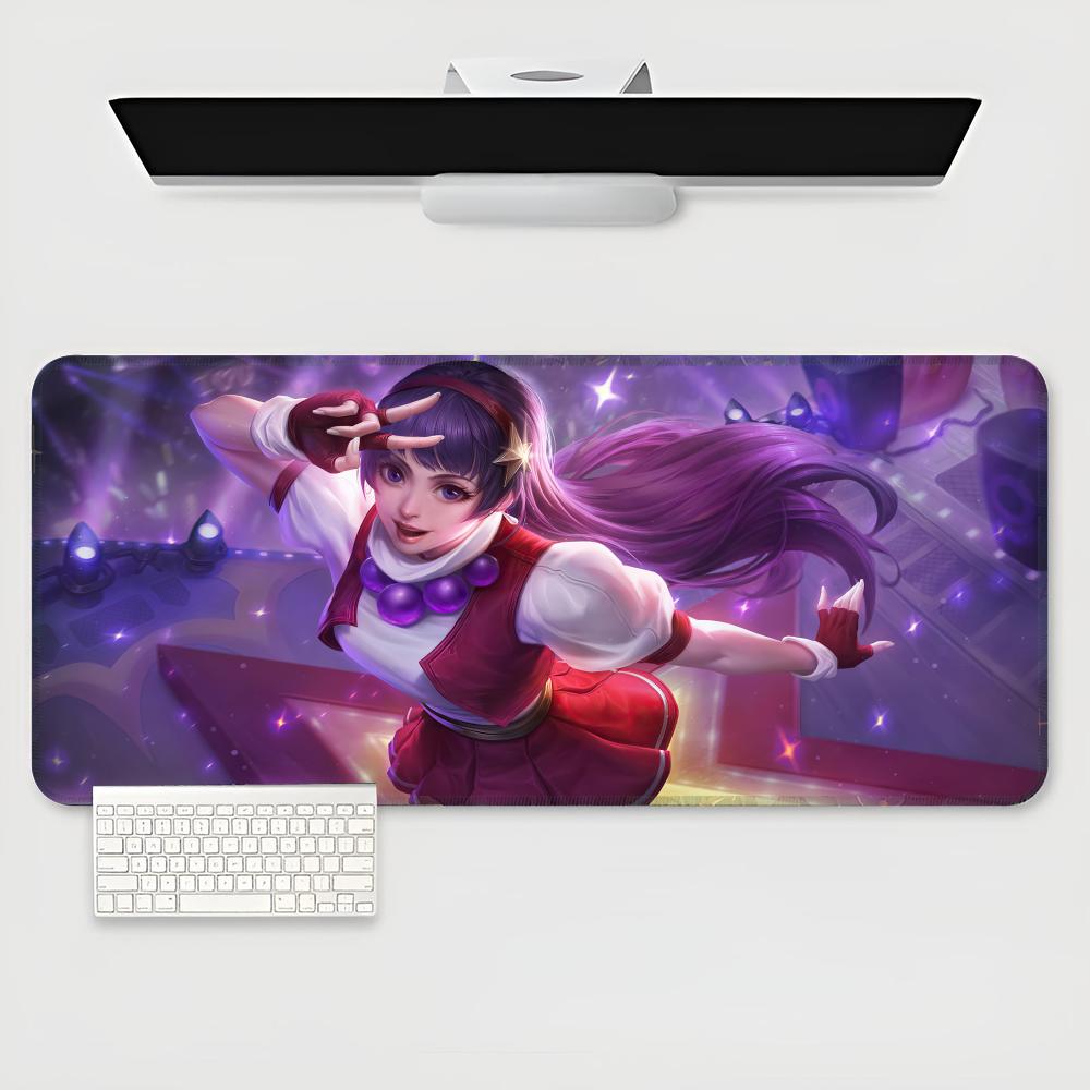 KOFS K-King O-Of F-Fighters Mouse Pad E-sports players game teclado XXL Large Computer Laptop Non-slip Keyboard Desk Mat Comput