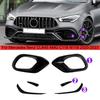 Auto Frontstoßstange Seite Nebelscheinwerfer Gitter & Luftleiste Zierleisten Set Für Mercedes Benz CLA45 AMG C118 W118 2020-2023 Leichte Gitter Modifikation