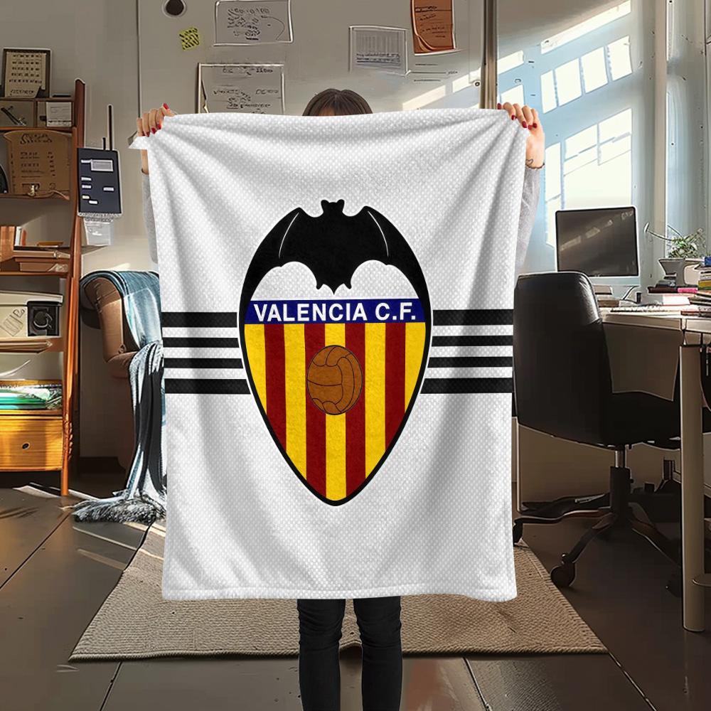 Valencia Club De Fútbol Flannel Blanket, High Quality Comfortable for All Seasons, Home Decor, Warmth and Comfort