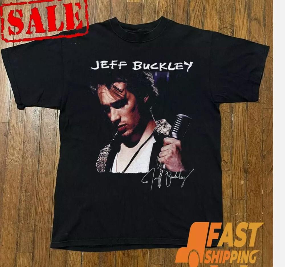 New Popular Jeff Buckley Grace Music Cotton Black T-Shirt S-4XL Unisex T-Shirt