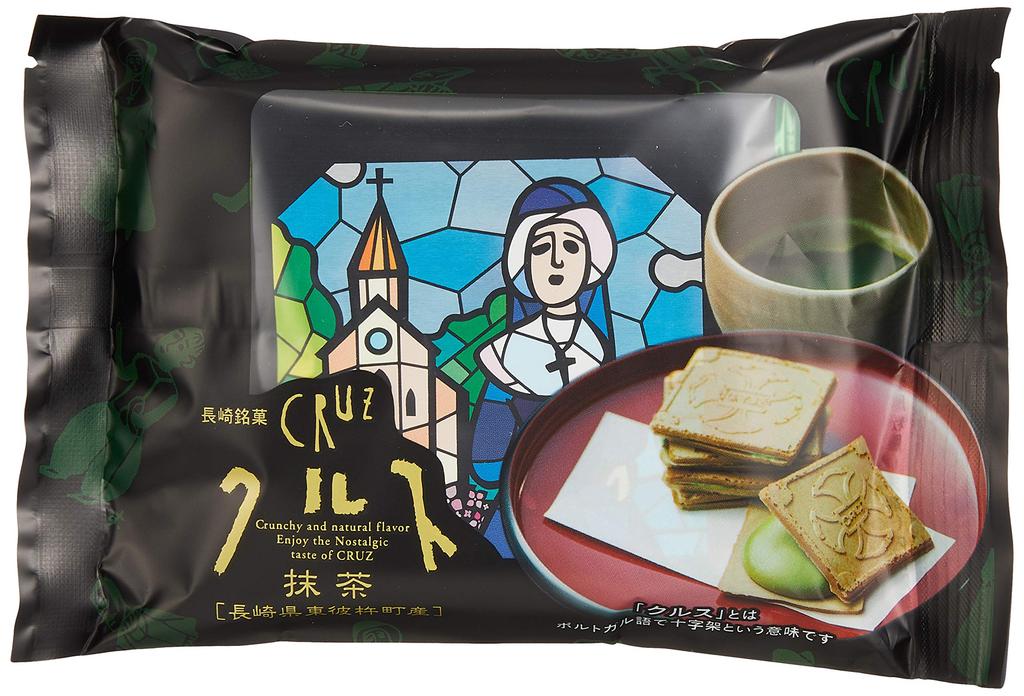 Obama Shokuryoku Nagasaki Specialty Confectionery Cruz Matcha, 3 pieces x 10 bags