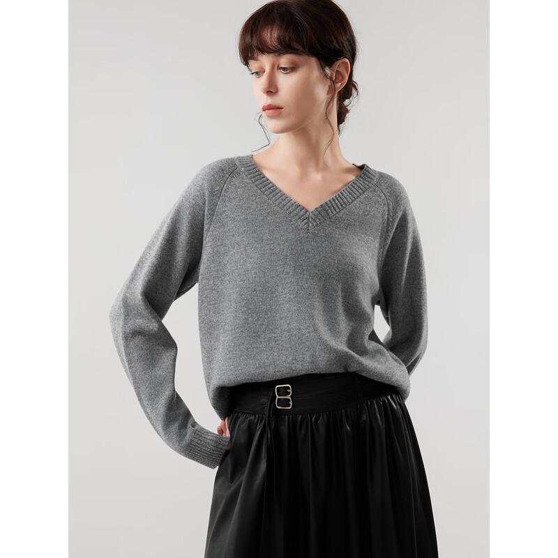 ELLE French Merino Wool Scarf Design Sweater