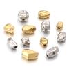 5-10pcs/lot Stainless Steel Spacer Beads Irregular Shape Big Hole Loose Bead For DIY Charms Bracelet Necklace Making Accessories