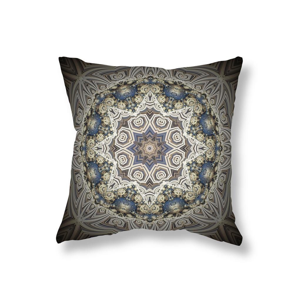 Psychedelic Mandala Print Throw Pillow Cover Sofa Decor Room Bedside Office Game Chair Cushion Cover Home Decor Pillow Cover