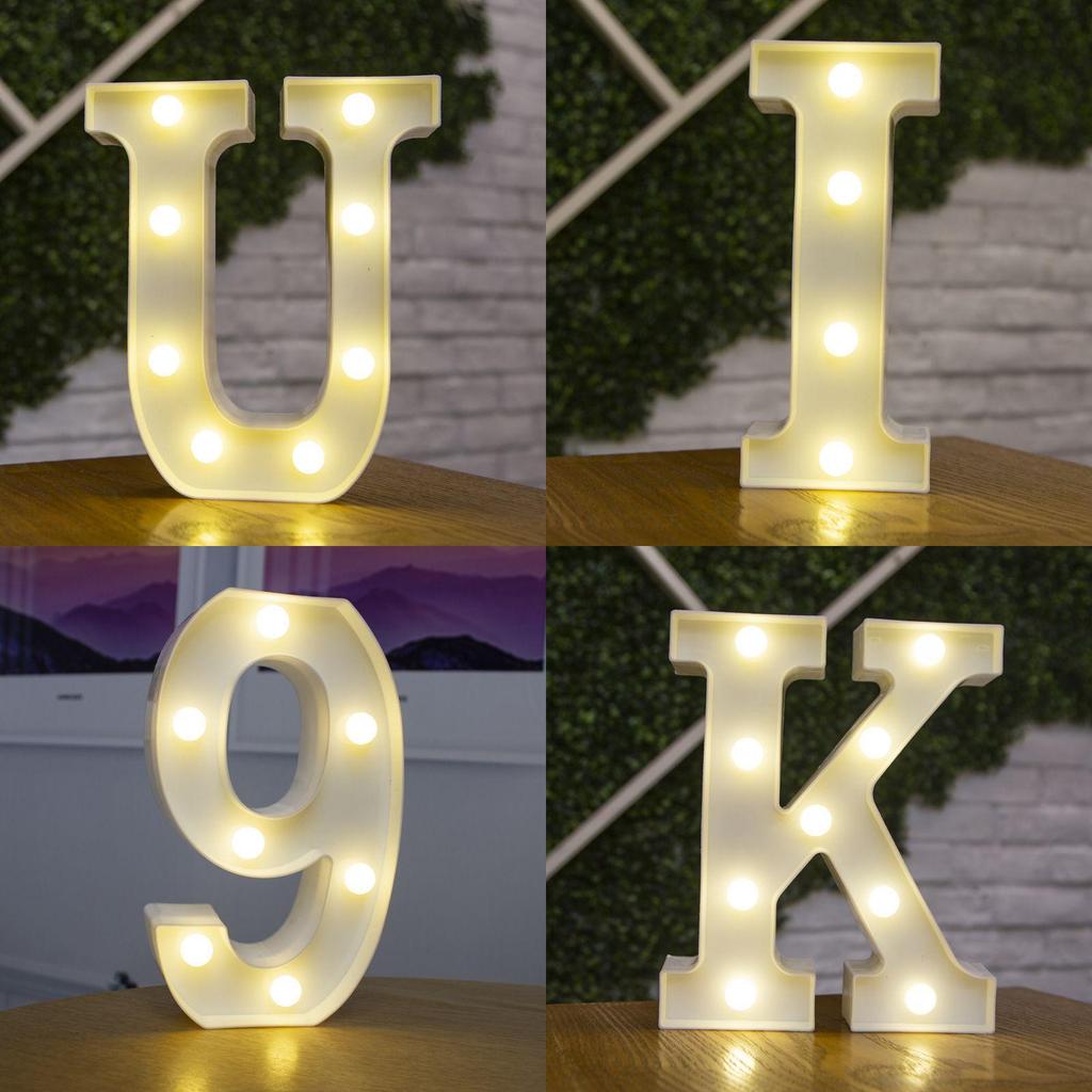 Elegante Segno Alfanumerico LED Grande 'Love' da Appoggio Perfetto per Feste e Decorazione della Stanza