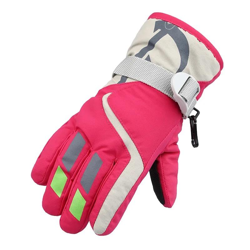Winter Snow Warm Gloves for Children Aged Thicken Warm Skiing Mittens Kids Boys Girls Ski Snowboard Windproof Gloves