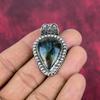 Labradorite Pendant, Handmade Gemstone 925 Sterling Silver Pendant Antique Jewelry, For Gift Silver Jewelry