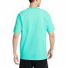 Nike Letter Print American Style Loose Fit Short Sleeve T-Shirt for Men in Green
