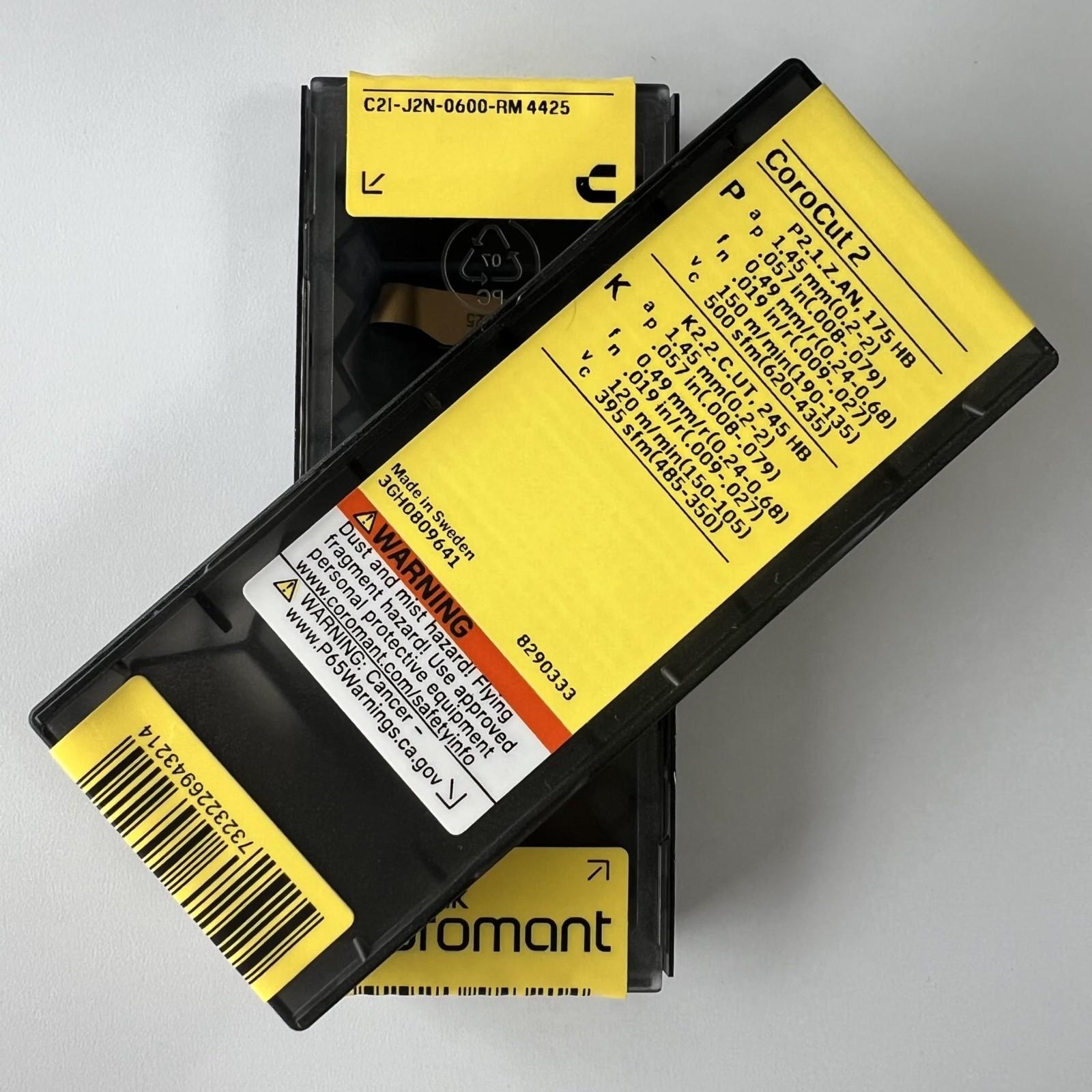 

Sandvik / C2I-J2N-0600-RM 4425 / Оригинальное шведское полотно из твердого сплава 5 шт.