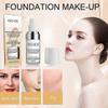Color-Changing Liquid Foundation For Concealer, The Concealer Is Long Lasting Hydrating Moisture, Waterproof, Perspiration Proof And Brightening Skin