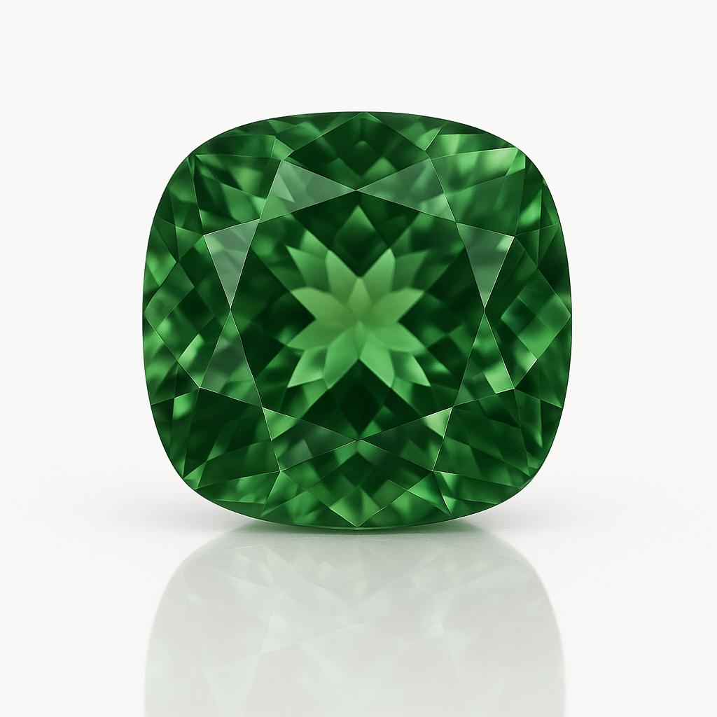Natural Bluish Green Sapphire Loose Gemstone Montana Cushion Cut 8.75 ct September Birthstone Gift