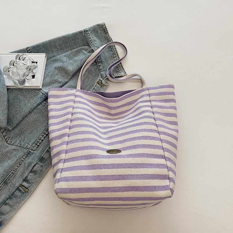 Casual Fashion Foreign Style Simple Bag Women's Spring and Summer Lazy Style Large-capacity Tote Bag Student Class Shoulder Bag