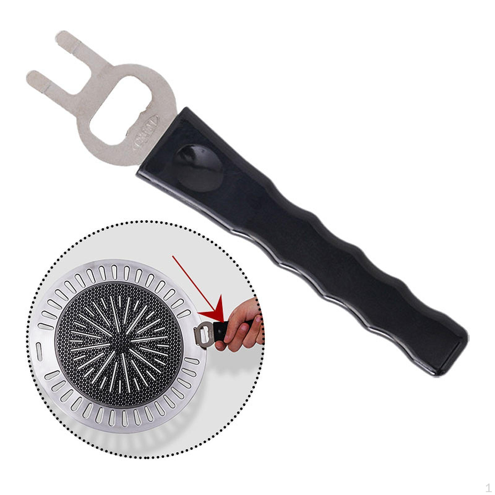 

Захват для решетчатой пластины Зажим для противня Заготовки для выпечки Гаджеты для кухни Прочный корейский подъемник для барбекю Type C