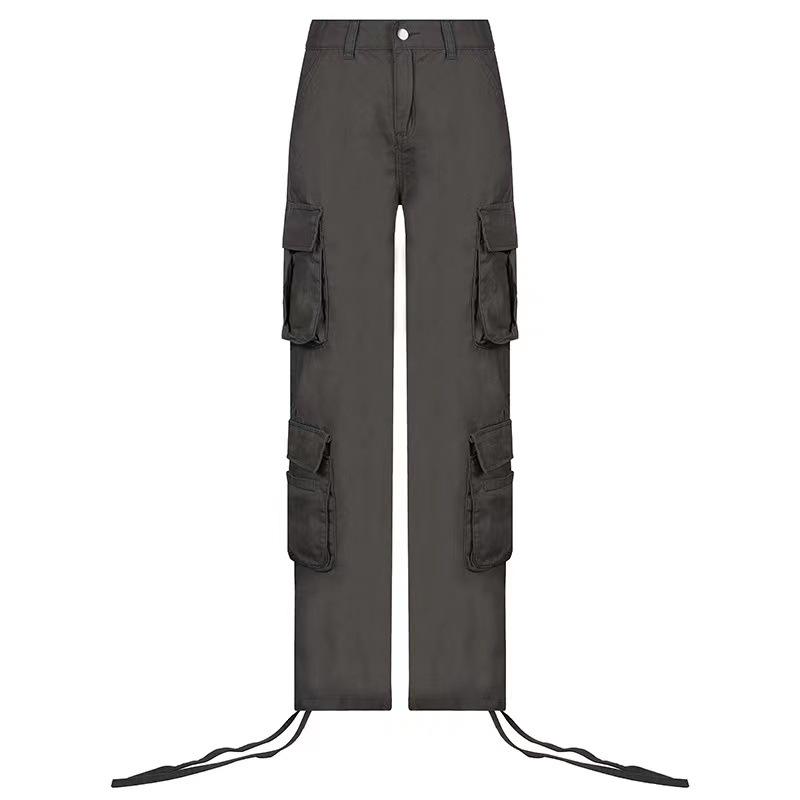 2022 Women's Street Hip Hop Low Waist Fashion Workwear Denim Pants