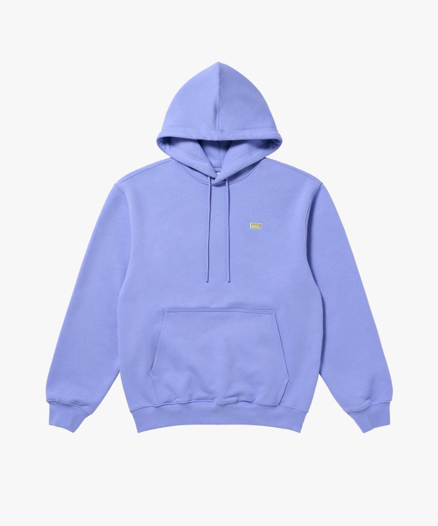 Essential Box Logo Hoodie-Vintage Blue