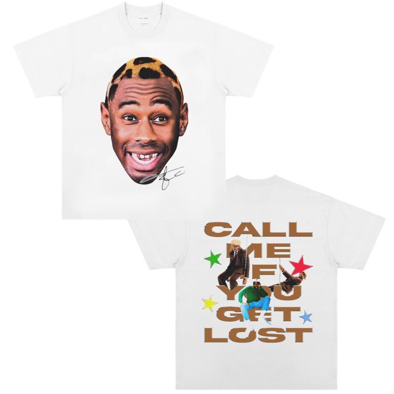 

American Hip-hop Character Pattern Printed T-shirt - Casual and Fashionable T-shirt - Harajuku Gothic Retro T-shirt - Male 5XL різнокольоровий