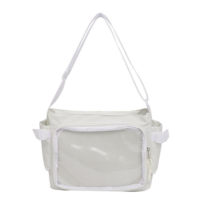 College Style, Niche, Simple and Large-capacity Class, Book-loaded Women's Trend, One Shoulder Crossbody, One Shoulder Tote Bag.