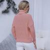 European & American Style Solid Color Cable Knit Turtleneck Sweater - Versatile Autumn/Winter Pullover