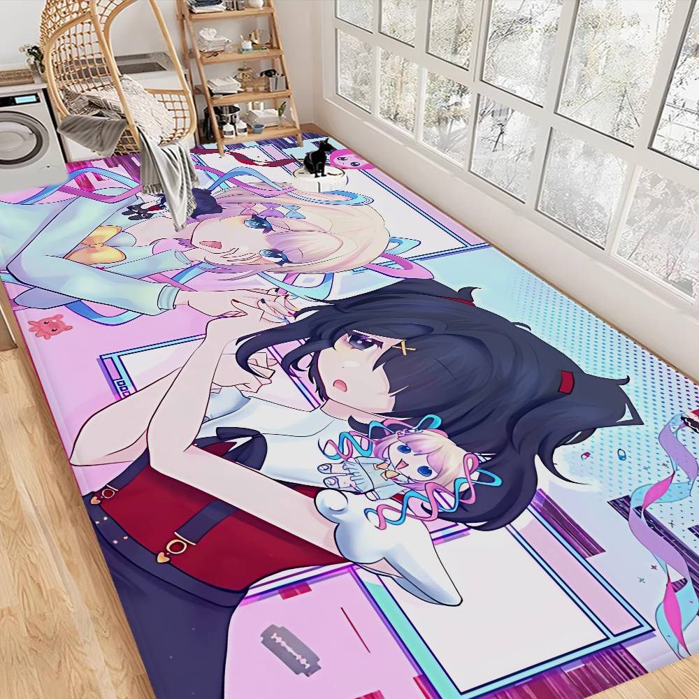 NEEDY GIRL OVERDOSE Floor Mat Kids Room Bedroom Decoration Balcony Anti-Slip Doormat Living Room Welcome Rug