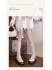 Women's Wool Openwork Calf-High Socks - Thickened, Warm, Retro, Slimming, Lace, Versatile for Autumn/Winter