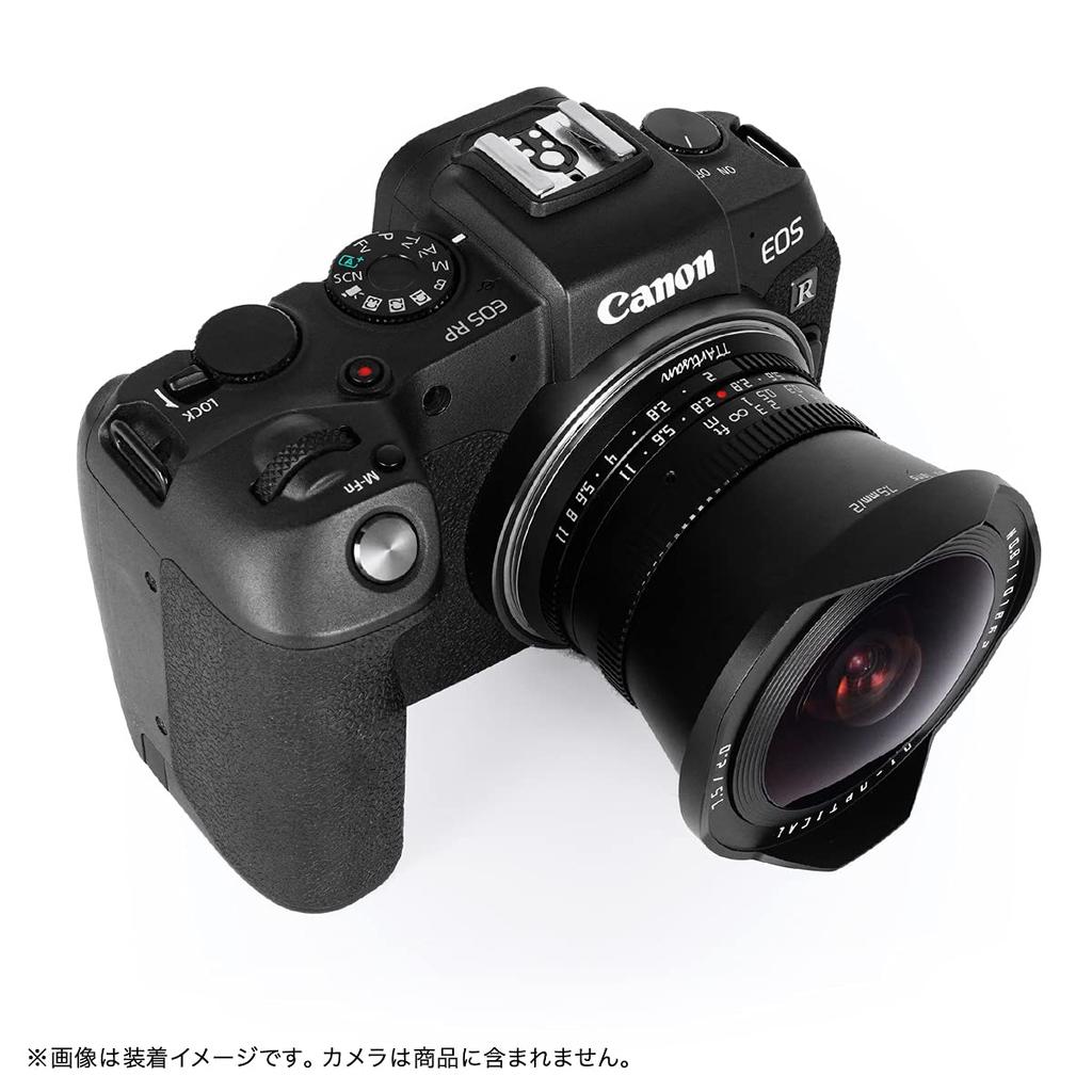 TTArtisan MF F2 RF Mount Fisheye Prime Lens Warranty Canon RF Compatible Fisheye Lens Manual Focus for Mirrorless Cameras Compact Lightweight for