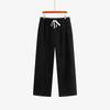 Plus Size Women's High-Waisted Wide-Leg Sweatpants - Winter 2025 Versatile Plus Velvet Pants