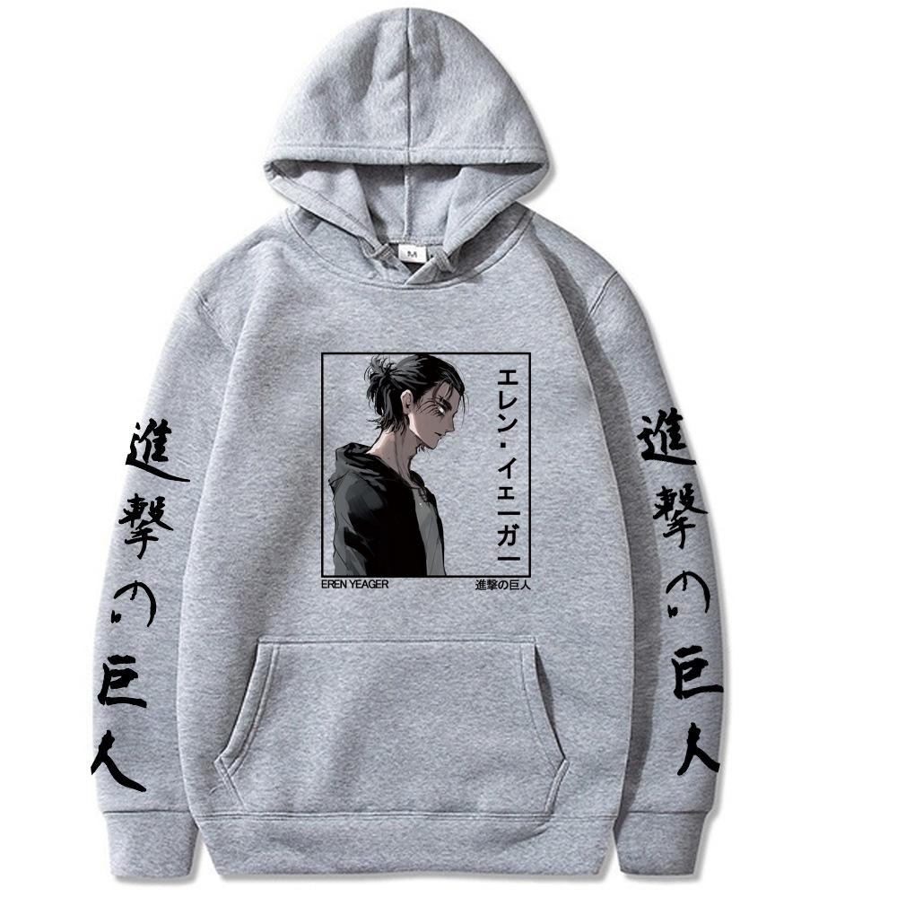 New Anime Cartoon Print Hoodie Loose Casual Hooded Sweater For Men And Women