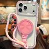 Bumper Clear Phone Case for iPhone 17 Pro Max 16 15 14 13 Pro 360 Ring Holder with Wrist Strap Shockproof Cover 16e 17 air 11