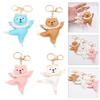 Ballet Dancing Bear Keychain Playful Ballet Bear Keychain Pendant Accessory for Adding Charm to Your Style