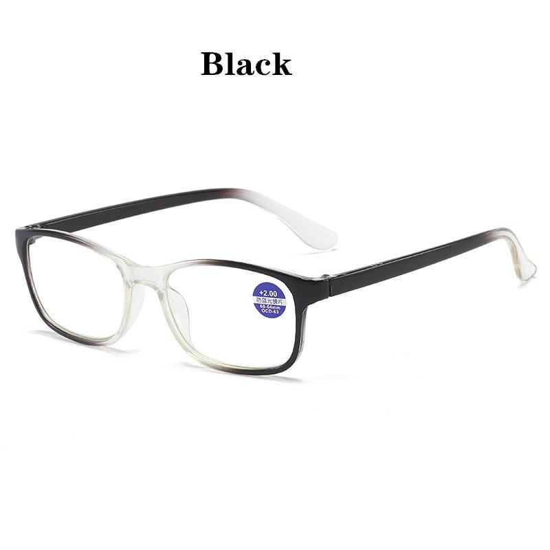 

IN Trend Фиолетовые градиентные очки для чтения для женщин Очки для пресбиопии Мужские очки против синего света ДальнозоркостьОптические очки Диоптрии +1,0 +4,0 +200 чёрный