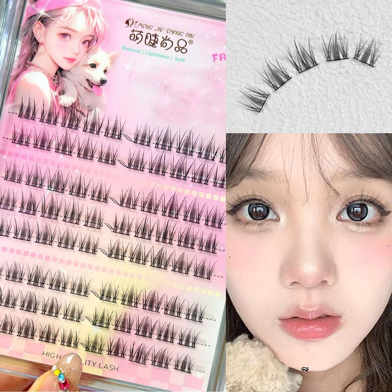 

Толстые накладные ресницы «сделай сам», манга, отдельные ресницы, ленивые трилогии, кластеры ресниц, накладные ресницы, аниме ресницы