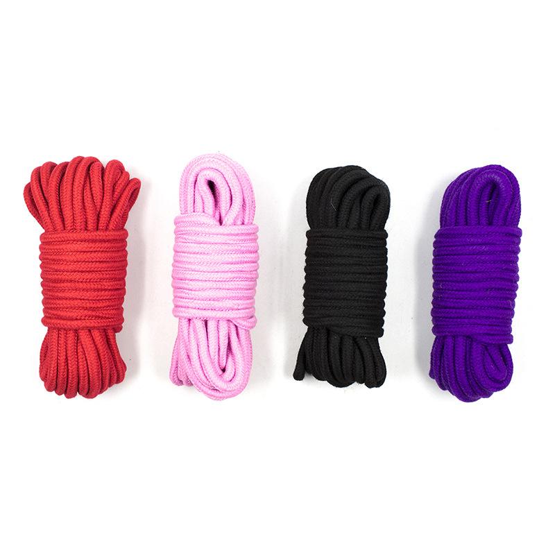 5m/10m Soft Cotton Rope Female Slave  Bondage Gear Set Adult Games Binding Role-Playing Sex Toys for Couples Women