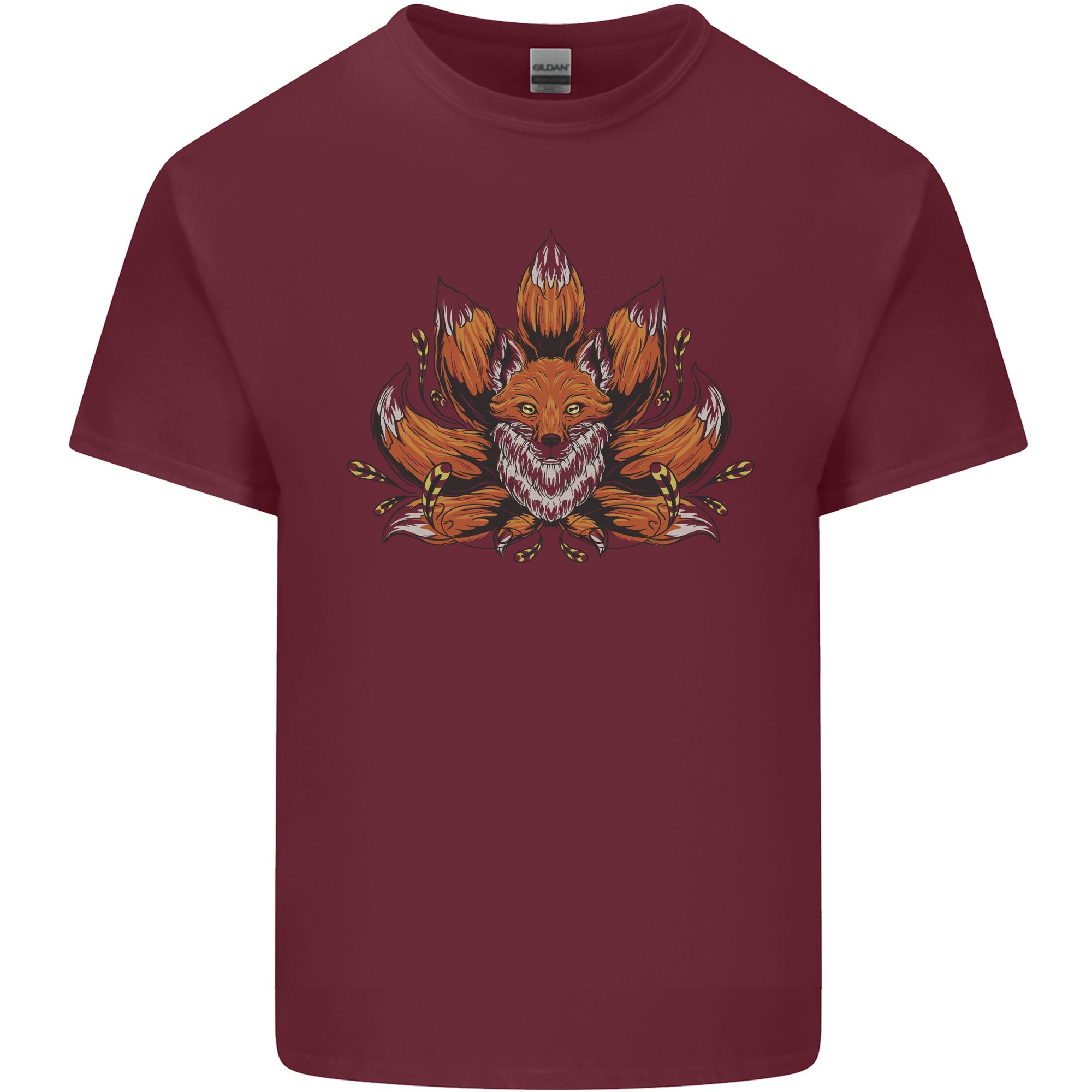 A Trippy Fox With Seven Tails Unisexs Light Cotton TShirt S