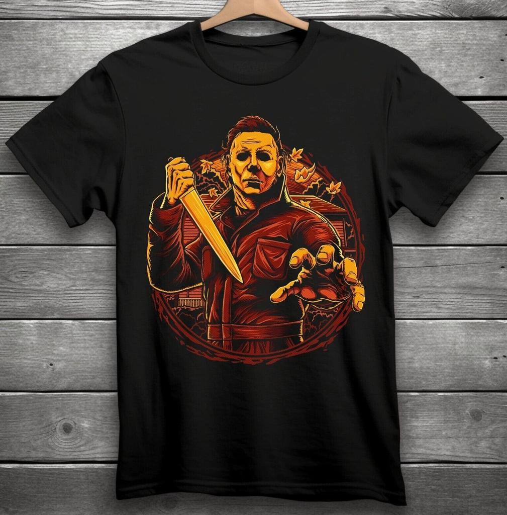 Michael Myers Horror Movie T-Shirt Black S-3XL Halloween
